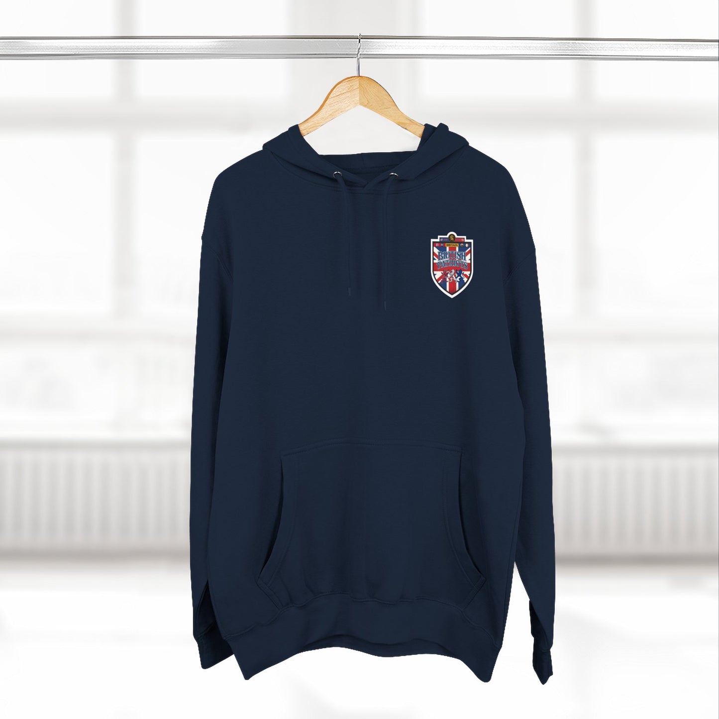 Roundabout Retro British Patriots Graphic Fleece Hoodie