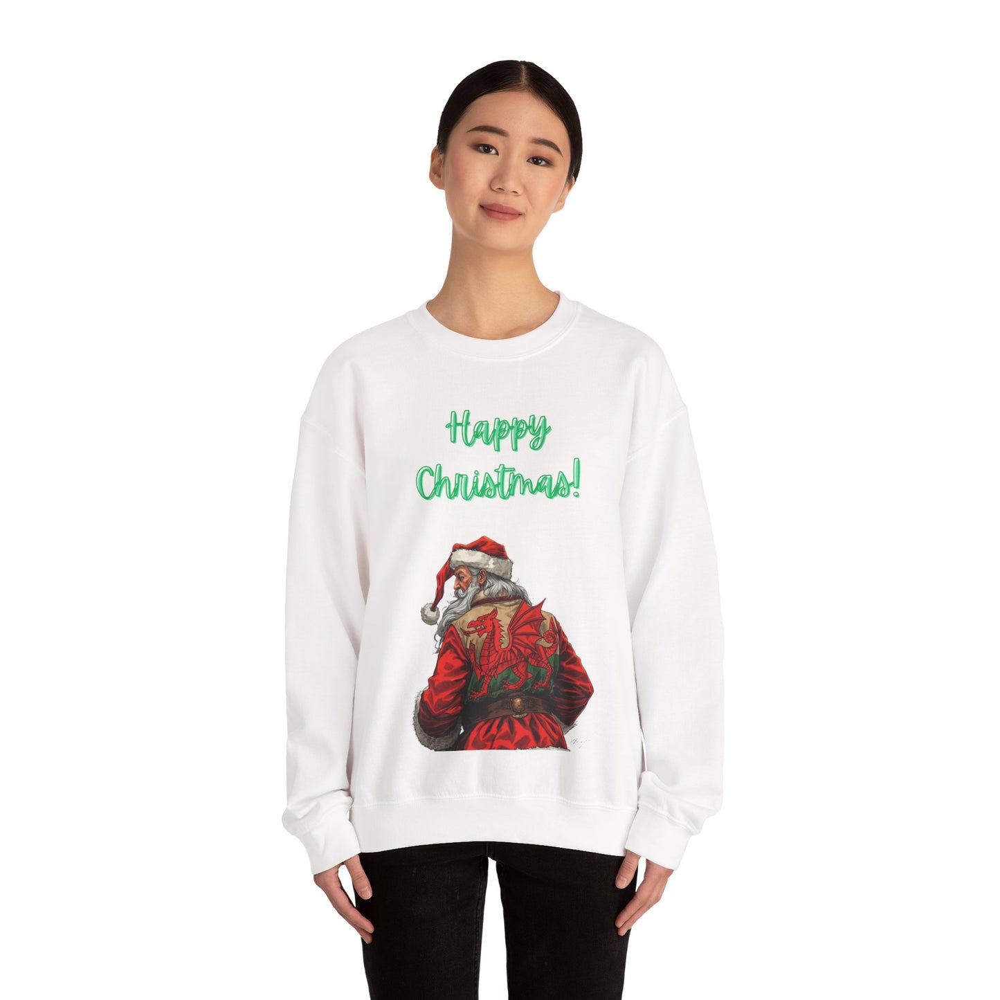 Welsh Santa Christmas Jumper