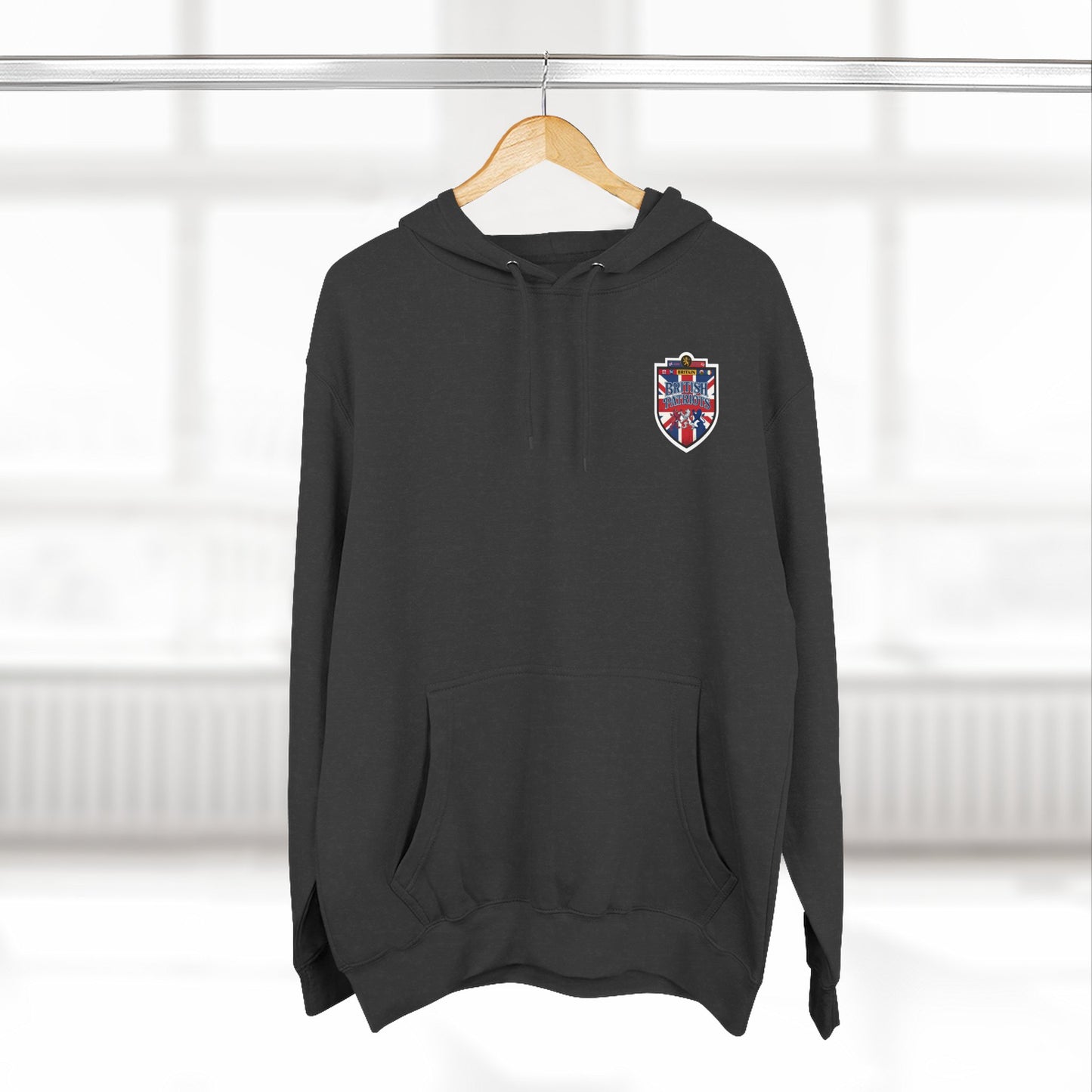Roundabout Retro British Patriots Graphic Fleece Hoodie