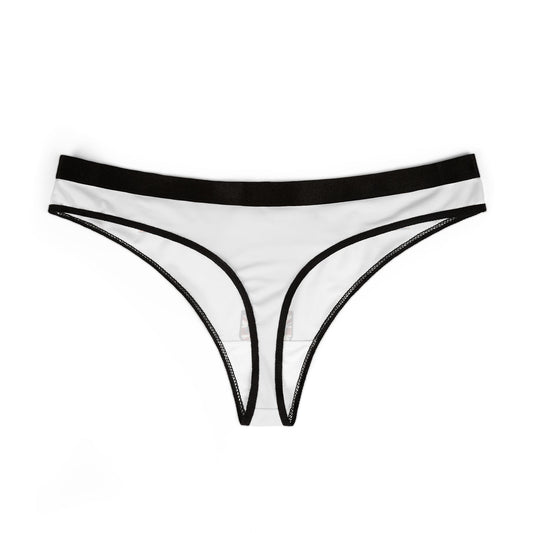 White Flag Accent Thong with Ireland & UK Flags