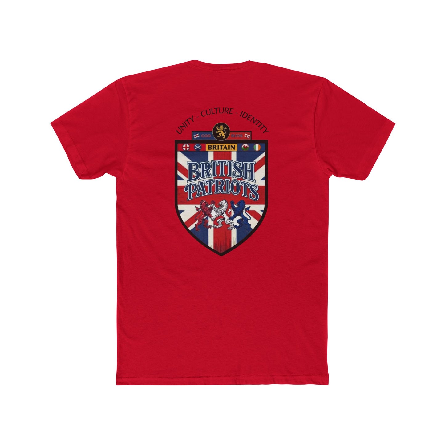 Big Badge 'unity, culture, identity' Crew Tee