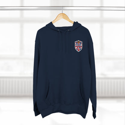 Roundabout Retro British Patriots Graphic Fleece Hoodie