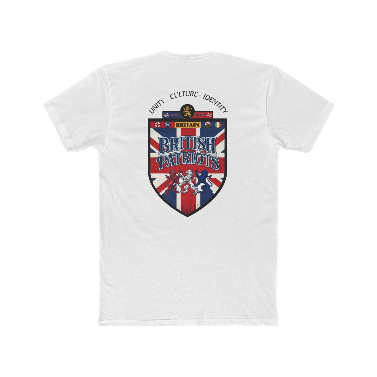 Big Badge 'unity, culture, identity' Crew Tee